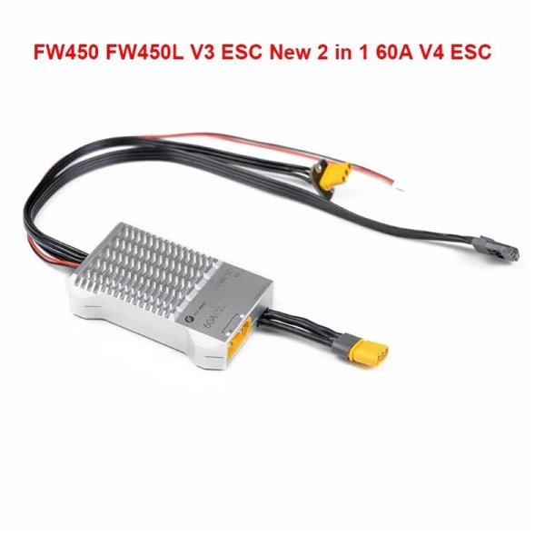 画像3: Flywing 2 in 1 FW450L V3 60A V4 6S ESC デジタルヘリコプター ESC スペアパーツ FLYWING Bell 206 V3 ESC UH1 ESC FW450L ESC flywing ESC S25d5742908545 (3)