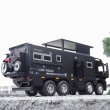 画像3: 1/28 NOMADISMs Arocs Unimog 合金 キャンピングカーツーリング車模型ダイキャスト メタルオフロード RV モデルサウンドライト   S22d5745989600 (3)