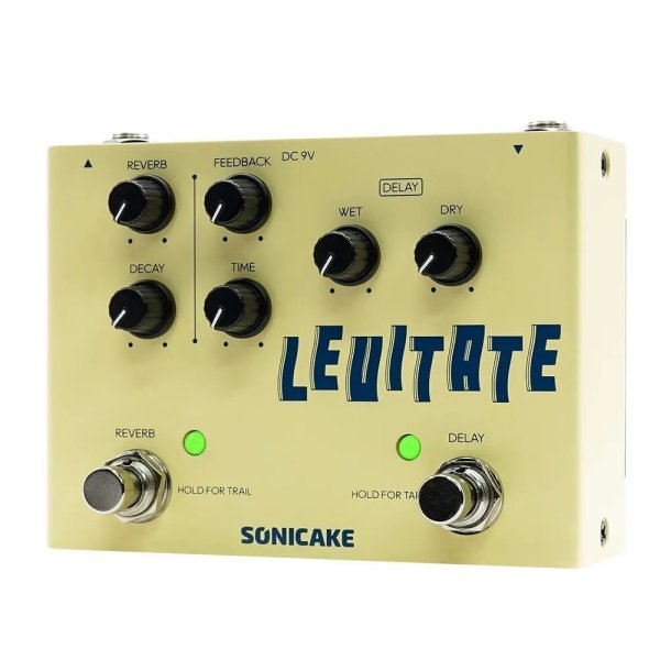 画像1: SONICAKE Levitate ギター ディレイ リバーブ エフェクター S22d5794287748 (1)