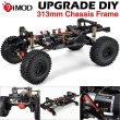 画像1: AUSTARHOBBY RC 313mm 2速トランスミッションシャーシフレーム、差動ポータルアクスル付き、Traxxas TRX 4 1/10クローラーカーパーツ用タイヤ付き S22d5828380227 (1)