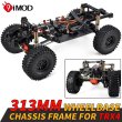 画像2: AUSTARHOBBY RC 313mm 2速トランスミッションシャーシフレーム、差動ポータルアクスル付き、Traxxas TRX 4 1/10クローラーカーパーツ用タイヤ付き S22d5828380227 (2)