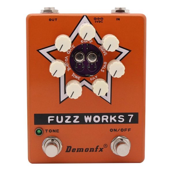 画像1: Demonfx Fuzz Works 7 ギター ベース ファズ エフェクター S22d5838879968 (1)
