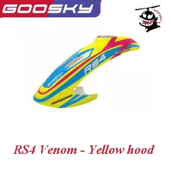 画像1: GOOSKY RS4 VENOM RC ヘリコプター イエローフード S22d5868725537_2 (1)