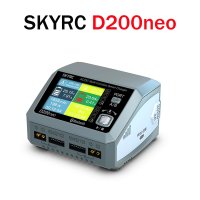 SKYRC D200neo デュアルチャンネルスマート充電器放電器 EU/米国 AC200/DC800 LiPo/LiFe/LiIon/LiHV/NiMH/NiCd/Pb バッテリーパラレル S22d5940047106