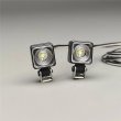 画像4: 2個: LEDスクエアスポットライト機器ラック照明 1/14  タミヤ RC トラック ティッパー SCANIA 770S 56368 VOLVO ACTROS BENZ MAN LESU DIY用 S22d6036851689 (4)