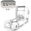 画像5: 2個: LEDスクエアスポットライト機器ラック照明 1/14  タミヤ RC トラック ティッパー SCANIA 770S 56368 VOLVO ACTROS BENZ MAN LESU DIY用 S22d6036851689 (5)