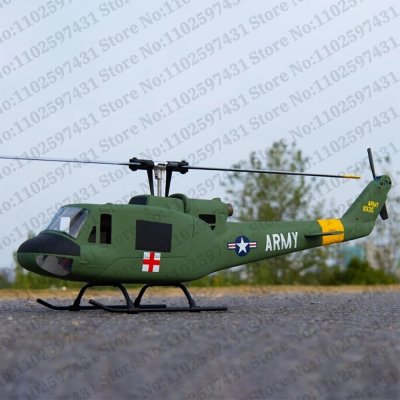 画像2: FLYWING フライウィング UH-1 クラス 470 6CH GPS RC ヘリコプター RTF H1 付き S22d6070210307