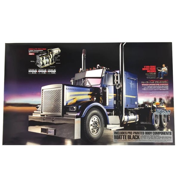画像1: TAMIYAYA 1/14 6x4 56356 RCトラクター トラック 塗装済みモデルカーキット 540モーターモデル 男の子の誕生日プレゼントに S22d6123040637 (1)