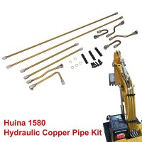 Huina 1580 アップグレード された油圧銅パイプキット RC 掘削機ブームアームモデル用 S22d6148050109
