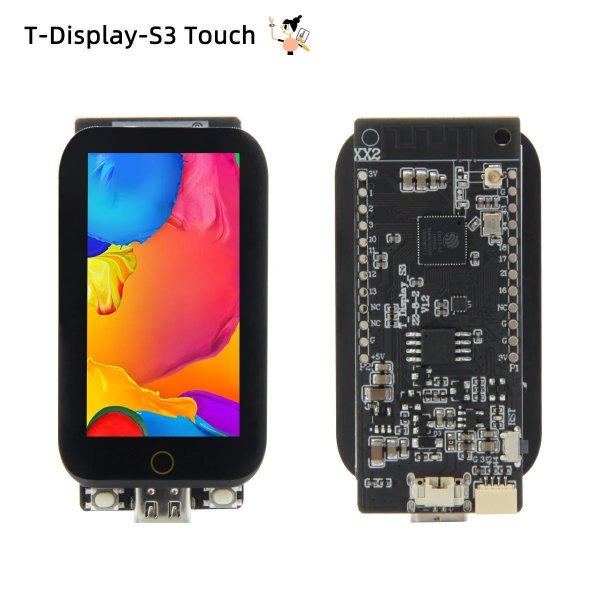画像1: LILYGO T-Display-S3-タッチバージョン、1.9インチディスプレイスクリーン、ESP32-S3開発ボード、コア240MHz、WiFi Bluetooth モジュール S22d6169138118 (1)