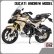 画像8: 1/12 ドゥカティ MTS エンデューロバイク模型ダイキャストコレクションオートバイ ショックアブソーバー オフロード自動車 S22d6178943316