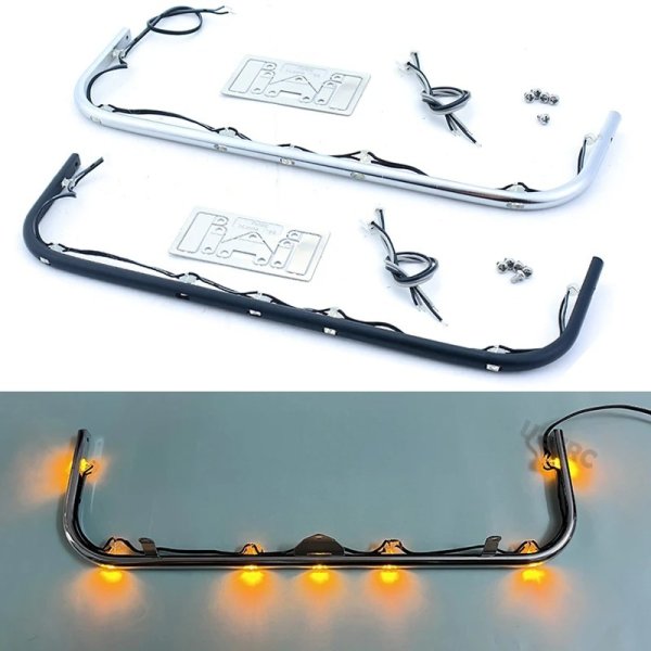 画像1: LED シミュレーションフロントボトムライトあごランプ 1/14  タミヤ RC トラック スカニア 770S 6X4 56368 8X4 56371 アップグレード 用  S22d6179361186 (1)