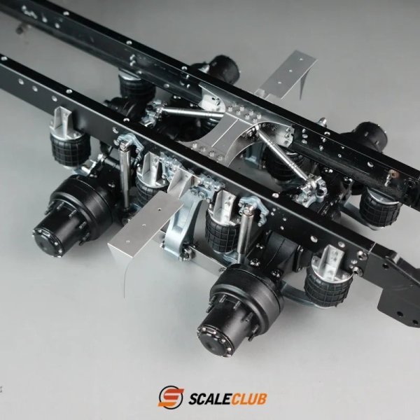 画像1: Scaleclub 1/14 トラック単独ブラケット8エアバッグ後サス タミヤ レス スカニア マン ボルボ 部品 S20d6214252103 (1)