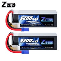 2 個 Zeee 6S 5200mAh Lipo バッテリー 22.2V 100C ソフトケース EC5 プラグ付き S22d6236792584