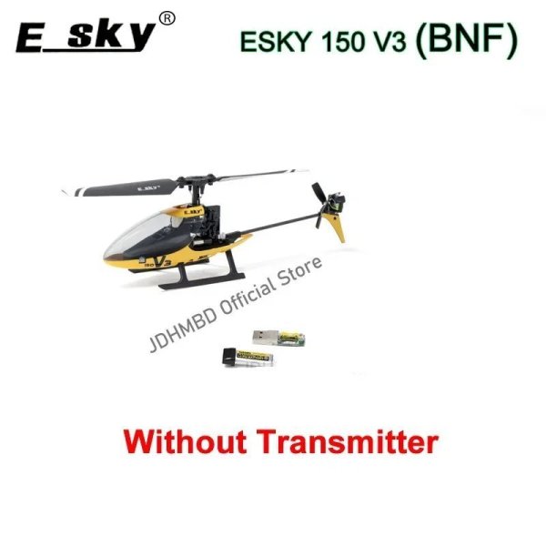 画像1: BNF ESKY 150 V3 ミニ 2.4G 5CH RC ヘリコプター 6軸ジャイロ搭載 比較: ESKY 150BL 300V2 Flybarless初心者向け 軽量 ラジコンヘリ S22d6267358720_0 (1)