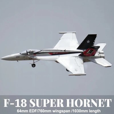 画像1: Freewing RC 飛行機 F-18 64 ミリメートルダクト暗渠電気モデル航空機 Rc 飛行機 EDF ジェット Pnp S22d6301213780
