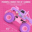 画像4: 1/12 RCカー 4WD LED プリンセスカー 女の子 オフロード ラジコン プレゼント S22d6301526425 (4)