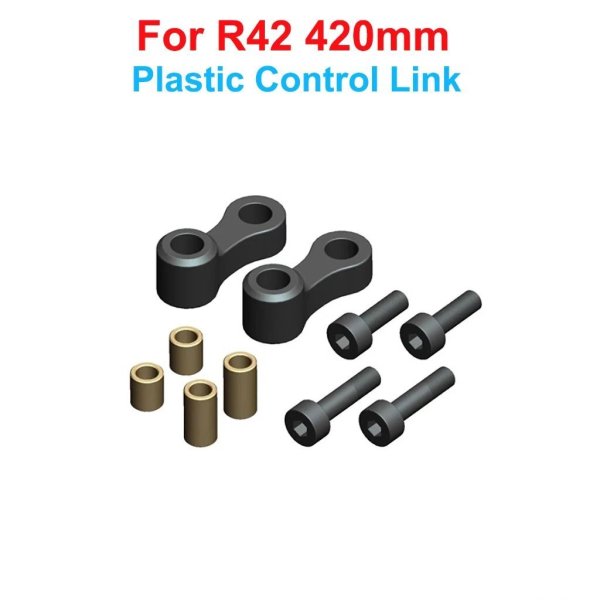 画像1: [コントロールリンク] ALZRC - R42 FBLキット RC ヘリコプター  DIY R42 ヘリコプター 交換部品 R42テールピッチスライダーセット R42プラスチックベルクランクレバー S22d6354969808_11 (1)