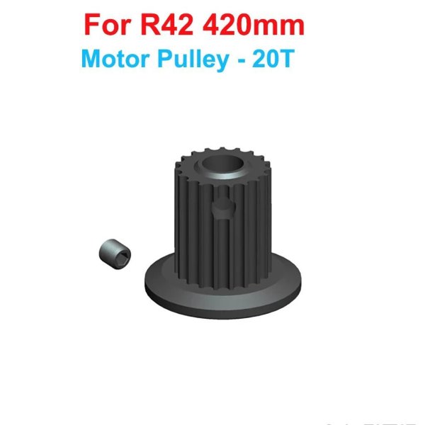 画像1: [20T モータープーリー] ALZRC - R42 FBL キット RC ヘリコプター  DIY R42 ヘリコプター 交換部品 R42 テールピッチスライダーセット R42 プラスチックベルクランクレバー S22d6354969808_14 (1)