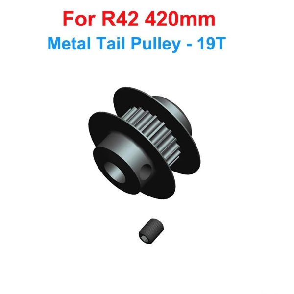 画像1: [19T テールプーリー] ALZRC - R42 FBL キット RC ヘリコプター  DIY R42 ヘリコプター 交換部品 R42 テールピッチスライダーセット R42 プラスチックベルクランクレバー S22d6354969808_24 (1)