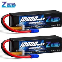 2 個 ZEEE 3S 10000mAh Lipo バッテリー 14.8V 120C ソフトケース EC5 プラグ付き  S22d6358111231