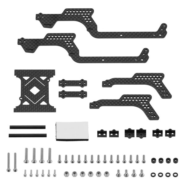 画像1: INJORA LCG シャーシ TRX4M カーボン 1/18 クローラー S22d6358501268_0 (1)