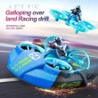 画像2: RC ミニドローン高度保持ヘッドレスモード 3 in 1 海陸航空飛行 2.4G 6 軸クワッドコプターボート RC ヘリコプター  S22d6385289719 (2)