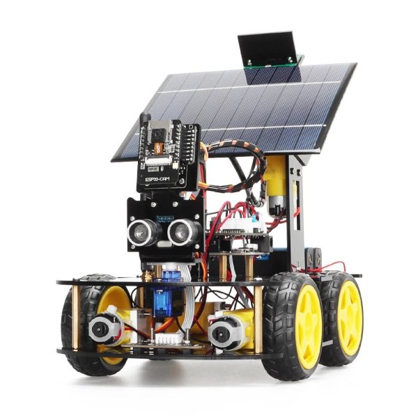 画像1: Arduino ESP32カム ロボットカー ソーラートラッキング DIY S22d6477002359 (1)