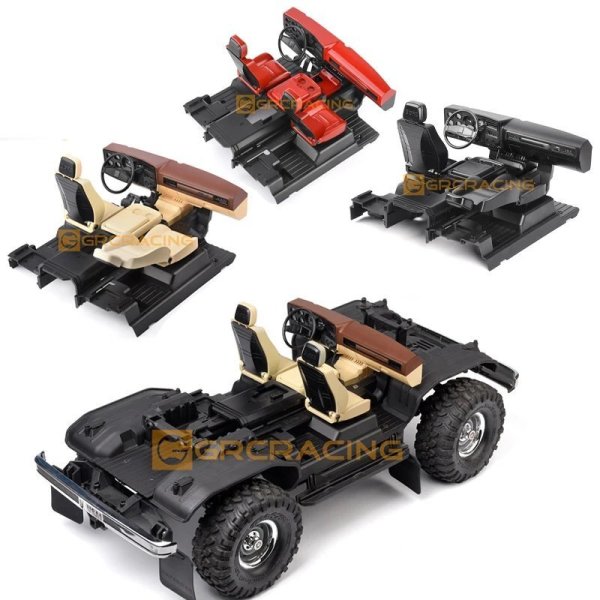画像1: TRX4 シボレー ブレイザー 内装 コントロールシート DIY 1/10 RC S22d6488859884 (1)