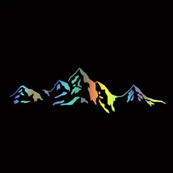 画像10: 山型ダイカットビニールデカールカーステッカー防水オートデコレーション車体バンパーリアウィンドウノートパソコンステッカーカスタマイズ S20d6521126466 (10)