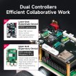画像4: With-Pi5-8GB: Raspberry Pi 5 Car ROS2 教育用ロボットキット、MS200 TOF Lidarサポート、SLAMマッピングナビゲーション、AI視覚認識、Python3搭載 S22d6615668219 (4)