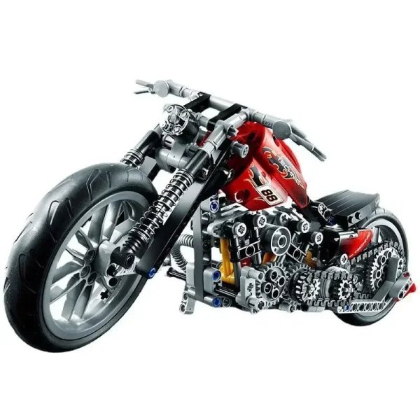 画像1: バイク模型378個 教育知育玩具 ブロック S22d6617791040 (1)