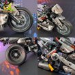 画像3: HUIQIBAO バイク ブロック MOC レーサー カー セット S22d6631223398 (3)