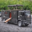 画像1: 1:24 ベンツ キャンパー RV キャンピングカー モデルカー、サウンドとライト付きダイキャスト プルバック トラック カー モデル   S22d6631307570 (1)