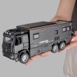 画像3: 1:24 ベンツ キャンパー RV キャンピングカー モデルカー、サウンドとライト付きダイキャスト プルバック トラック カー モデル   S22d6631307570 (3)