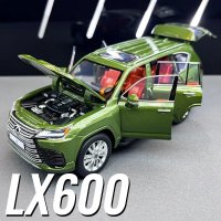 1:32 LX600 SUV 合金 車模型ダイキャスト メタルオフロードシミュレーション音と光 S22d6636165990