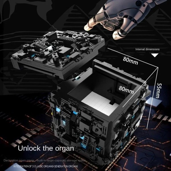 画像5: メカニズム解読ボックス ビルディングブロック 組み立て玩具 ビルディングブロック 秘密基地 大人用 高難易度 男の子向け パズル ユニバーサル S25d6775691099 (5)