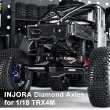 画像5: INJORA +5mm ダイヤモンド ポータル  アクスル レイダウン サーボ マウント & リンク付き 1/18 RC クローラー TRX4 M 用 S22d6939309823 (5)