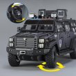 画像4: 1:24 合金 タイガー装甲車 トラック モデルダイキャスト メタル警察防爆車模型音と光   S22d6991933871 (4)