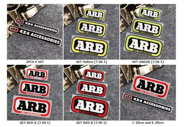 画像5: ARB 4X4 アクセサリー 警告ステッカー オフロード 反射デカール 装飾 車窓 ボディ オートバイ バイク レーサー S20d7011625876 (5)
