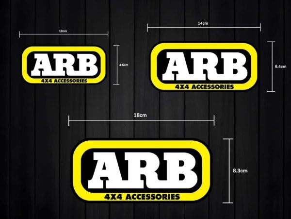 画像6: ARB 4X4 アクセサリー 警告ステッカー オフロード 反射デカール 装飾 車窓 ボディ オートバイ バイク レーサー S20d7011625876 (6)