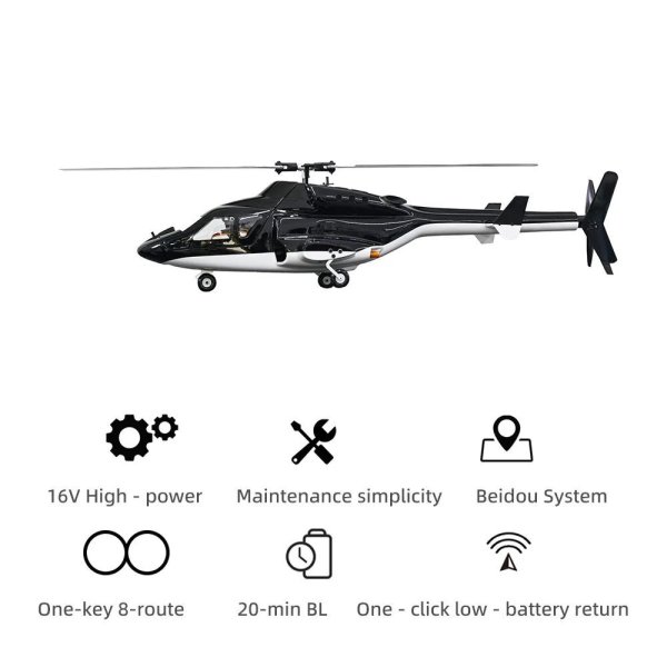画像3: フライウィング Airwolf V3 スケールヘリ H2 ACE フライトコントロール 450クラス GPS エアーウルフ 6CH FW450 ワンキーリターン S20d7045267036 (3)