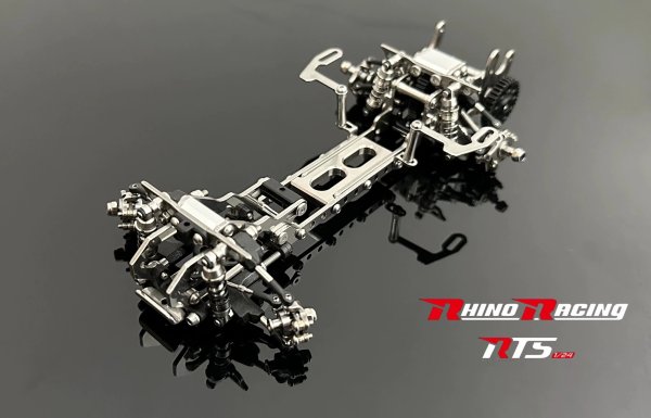 画像1: RTS V0 1/24 RWD ドリフトシャーシキット - 完全組み立て済み RHINO RACING RTS-2401-0 S25d7160216881 (1)