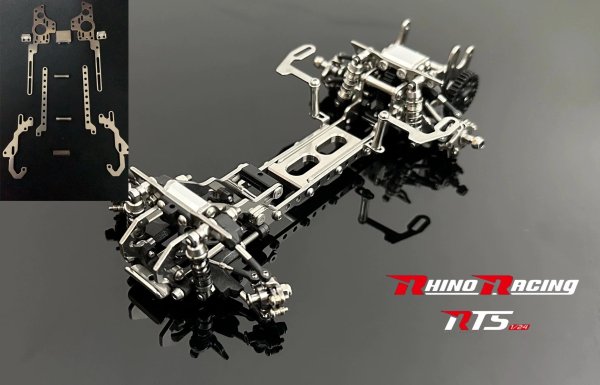 画像4: RTS V0 1/24 RWD ドリフトシャーシキット - 完全組み立て済み RHINO RACING RTS-2401-0 S25d7160216881 (4)