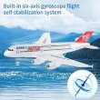 画像1: ジャイロ搭載 A380 ラジコン飛行機 簡単操作 2.4G S22d7232065153 (1)