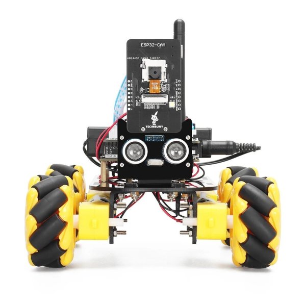 画像1: ESP32-CAM ロボットカー キット Arduino プログラミング学習 S22d7257607670 (1)