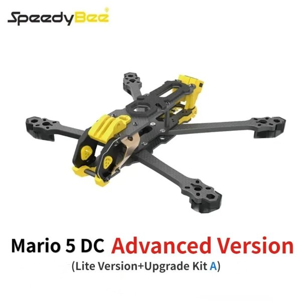 画像1: SpeedyBee マリオ 5 フレームキット DC / XH バージョン カーボンファイバープレート RC フリースタイル レーシング FPV ドローン フレーム - マリオ 5 DC アドバンス S22d7292804516_1 (1)