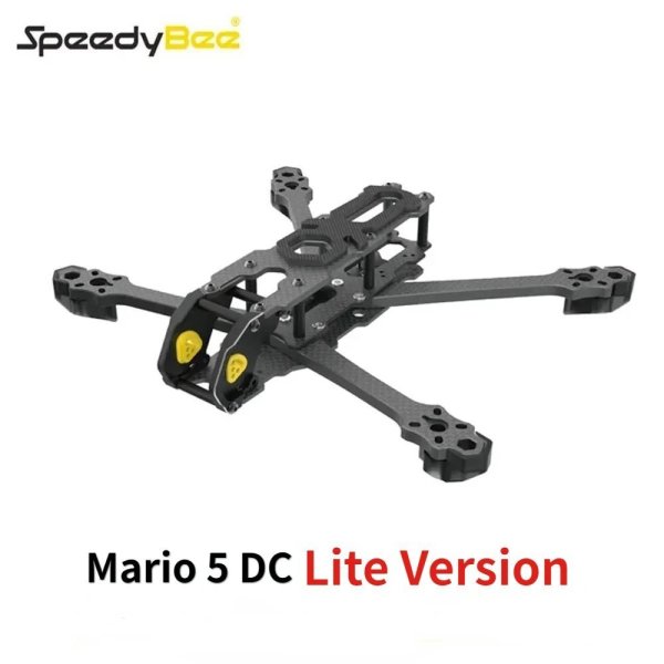 画像1: SpeedyBee マリオ 5 フレームキット DC / XH バージョン カーボンファイバープレート RC フリースタイル レーシング FPV ドローン フレーム - マリオ 5 DC Lite S22d7292804516_2 (1)