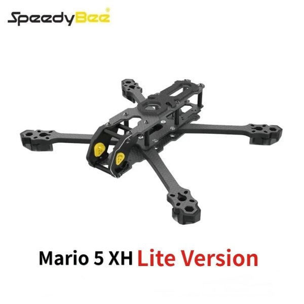 画像1: SpeedyBee マリオ 5 フレームキット DC / XH バージョン カーボンファイバープレート RC フリースタイル レーシング FPV ドローン フレーム - マリオ 5 XH Lite S22d7292804516_3 (1)