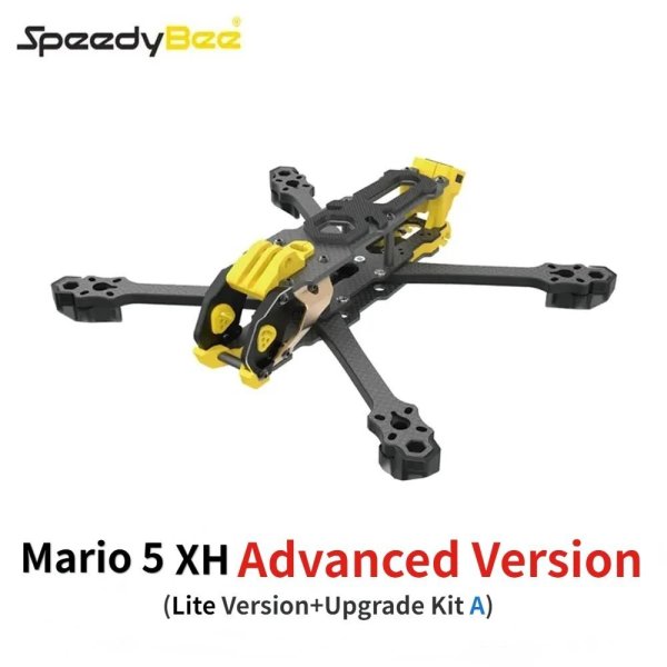 画像1: SpeedyBee マリオ 5 フレームキット DC / XH バージョン カーボンファイバープレート RC フリースタイル レーシング FPV ドローン フレーム - マリオ 5 XH アドバンス S22d7292804516_4 (1)